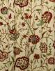 Watlab Cotton Crewel Curtain Panel Hand Embroidered Crewel Fabric